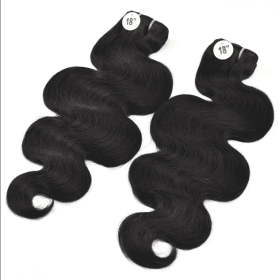 Hot Sale 2025 Brazilian Body Bo Raw Human Hair Extension Affordable Bundle Weave Customizable Factory Direct (Option: Clear-12inches)